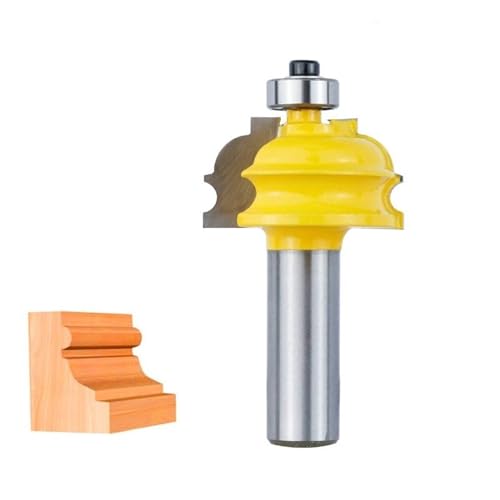 Fräser for architektonische Formen, 8 mm 1/2 Zoll Schaft, Klinge aus Wolframkarbidlegierung, Fräswerkzeuge for die Holzbearbeitung(12.7mm) von TAOMENJS