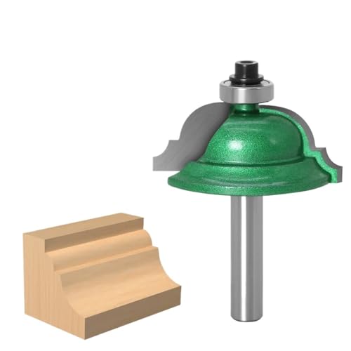 Fräser for architektonische Formen, 8-mm-Schaft, eleganter Bilderrahmen, Holzbearbeitung, Trimm- und Formfräser(8x40mm) von TAOMENJS