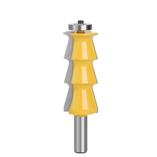 Fräser im Fensterladenstil, 12 mm 1/2 Zoll Schaft, Fräswerkzeug for Tür- und Fensterrahmen, Holzschnitzerei(12.7mm) von TAOMENJS