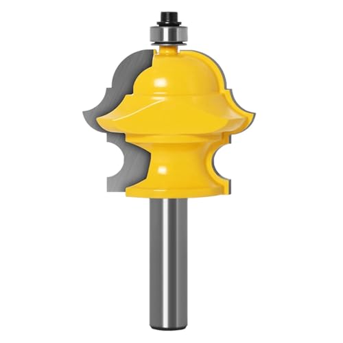 Klassischer und Perlenform- und Kantenfräser, 12 mm 12,7 mm Mehrprofil-Fräserwerkzeug for die Holzbearbeitung for die Holzgravurdekoration(12mm) von TAOMENJS