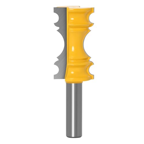 Kronenform-Fräser, 12 mm 1/2 Zoll Schaftrahmenfräser Stuhlhandlauf Architektonisches Trimmwerkzeug(12.7mm) von TAOMENJS
