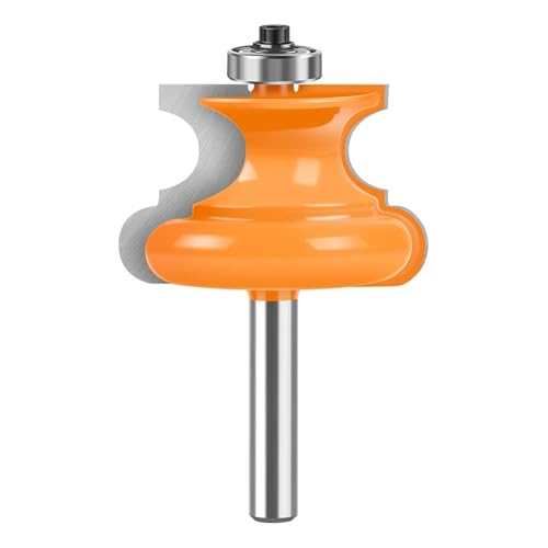Nut- und Perlenfräser, 8-mm-Schaft, halber Mehrbogen-Holzschnitzfräser, architektonischer Formfräser Nut- und Perlenfräser, 8-mm-Schaft, halber Mehrbogen-Holzschnitzfräser, architektonischer Formfräser von TAOMENJS