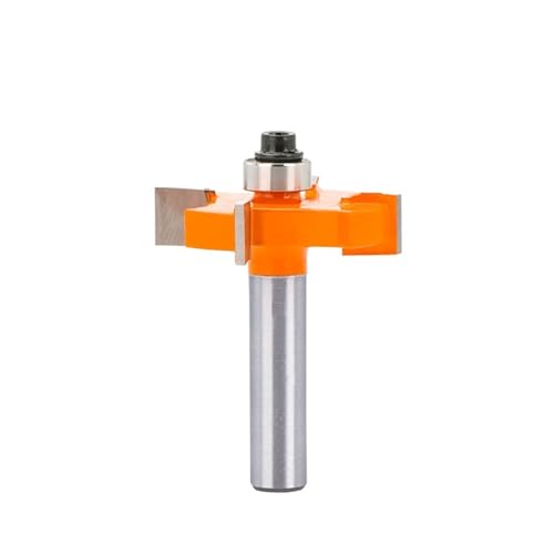 T-Nut-Fräser mit 8 mm Schaft, 4-Flöten-Dübelfräser, Holzbearbeitungsfräser, Hartmetall-T-Nutfräser(8x35x6mm) von TAOMENJS