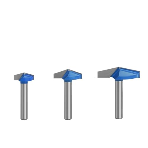 V-Nut-Fräser-Set mit 6 mm Schaft, 60/90/120/150 Grad, hartmetallbestückt, V-Nut-CNC-Gravierfräser, Fasenschneidwerkzeug for die Holzbearbeitung(120 degree 3pcs) von TAOMENJS