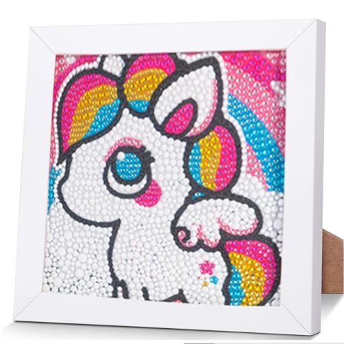 TAOYAOYAO Diamond Painting Kinder mit Holzrahmen, 5D Diamant Painting Bilder Kinder,Diamond Painting Set mit Holzrahmen 18x18cm, Malen Nach Zahlen Diamant Mädchen TAOYAOYAO Diamond Painting Kinder mit Holzrahmen, 5D Diamant Painting Bilder Kinder,Diamond Painting Set mit Holzrahmen 18x18cm, Malen Nach Zahlen Diamant Mädchen von TAOYAOYAO