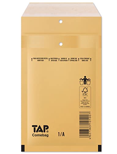 TAP Comebag 81010000 Luftpolster-Versandtaschen braun von TAP Comebag