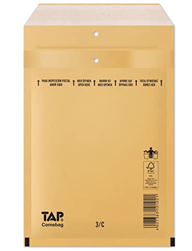 TAP Comebag 81010200 Luftpolster-Versandtaschen braun von TAP Comebag