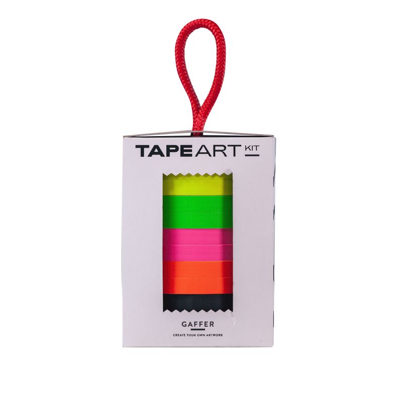 Tape Set Gaffer Neon 14mm 25m 10teilig von TAPE ART KIT