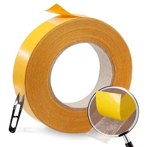Doppelseitiges klebeband ablösbar | doppelklebeband 6mm x 10m | klebestreifen | klebeband doppelseitig | double sided tape | doppelseitiges klebeband schmal | Acrylat | Flexibel | Leicht zu entfernen von TAPES VARGORT