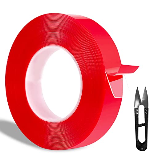 beidseitiges klebeband extra stark, montageband doppelseitig extra stark, doppelseitiges klebeband schmal für einen dauerhaften und starken Halt Verbessern Projekte mit Nanotape (9mmX5m) von TAPES VARGORT