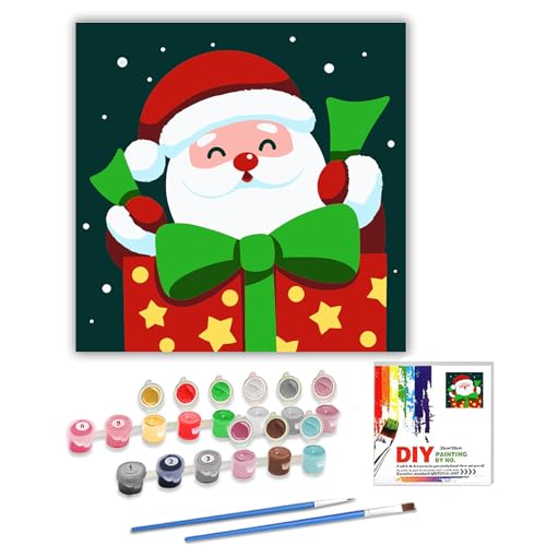 TARATH Malen nach Zahlen ab 5 6 7 8 9 Jahre Mädchen und Junge, Malen Nach Zahlen Kinder Anfänger, Weihnachten Malen Nach Zahlen mit Rahmen, 20 X 20cm TARATH Malen nach Zahlen ab 5 6 7 8 9 Jahre Mädchen und Junge, Malen Nach Zahlen Kinder Anfänger, Weihnachten Malen Nach Zahlen mit Rahmen, 20 X 20cm von TARATH