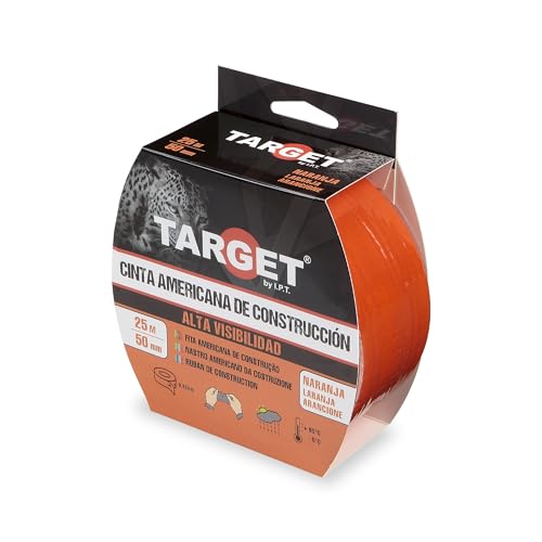 TARGET Gaffer-Klebeband, 25 m x 50 mm, orange, hohe Sichtbarkeit, mit verstärktem internem Netz TARGET Gaffer-Klebeband, 25 m x 50 mm, orange, hohe Sichtbarkeit, mit verstärktem internem Netz von TARGET