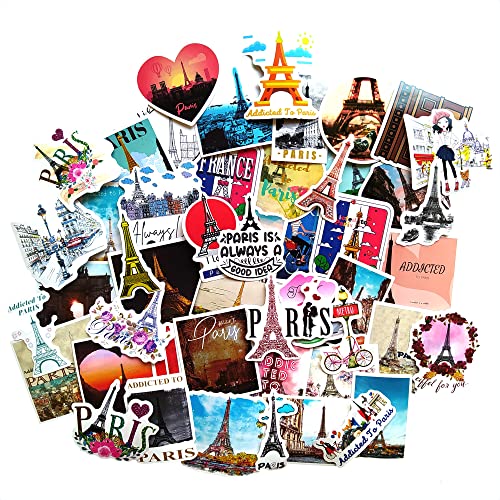 Sticker Paris Aufkleber France Eiffelturm Vintage Scrapbooking Stickers für Laptop Wasserflaschen Gitarre Motorrad Vespa sticker set Sticker Paris Aufkleber France Eiffelturm Vintage Scrapbooking Stickers für Laptop Wasserflaschen Gitarre Motorrad Vespa sticker set von TARIFA UNITED