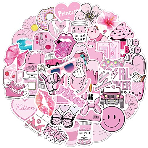 Sticker mädchen laptop stickers set coole sticker coquette rosa stickers pink handy aufkleber für mädchen power girl stickerbomb aufkleber scrapbook für fotoalbum scrapbook von TARIFA UNITED