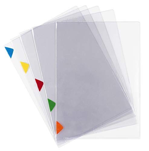 Tarifold 511519 – Pack mit 5 Ordnern aus PVC A4 + PVC Long Life – extra stark – große Kapazität, verschiedene Farben, 5 Stück von Djois