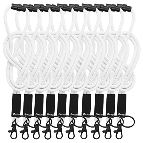 Tarifold ES 200542-10er Pack Umhängeband für Ausweis, Schlüssel, sehr weicher Stoff, Sicherheitsverschluss, weiß Tarifold ES 200542-10er Pack Umhängeband für Ausweis, Schlüssel, sehr weicher Stoff, Sicherheitsverschluss, weiß von Djois