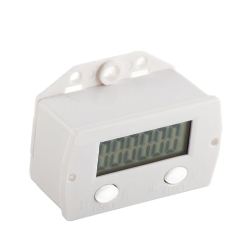 Digitaler Zähler, Zeilenzähler für Strick-Digitalzähler für Strickmaschine mit Magnetischer Induktionsschalter Zeile Zähler Elektronisch LCD Digital 0-99999 von TARSHYRY