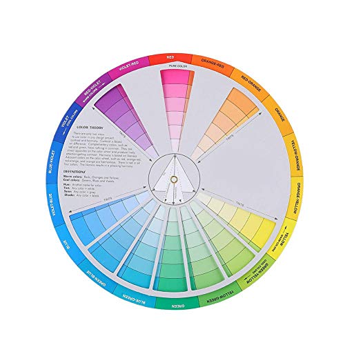 Farbrad, 2 Stück Farbmischrad, Farbmischungen, Ihr Farbrad Für Eine Harmonische Raumgestaltung For Geschenkartikel(23Cm) von TARSHYRY