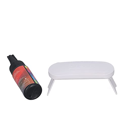 Harzkit, UV -Harz -Kit Härtungslampe 25 G UV Klebstoff Set für Schmuck, die Telefonkoffer Herstellen Handwerk Herstellung von Harzkit für Anfänger Harz Kit mit Licht für Anfänger (Rotes Etikett) von TARSHYRY