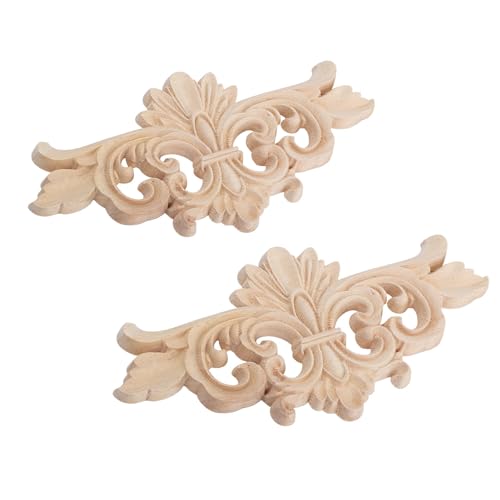 Holzapplikationen, Holzmaterial mit Einem Modernen Stil Vintage Möbel Victorian Decoring für die Heimdekoration (16 * 7,5 cm) von TARSHYRY