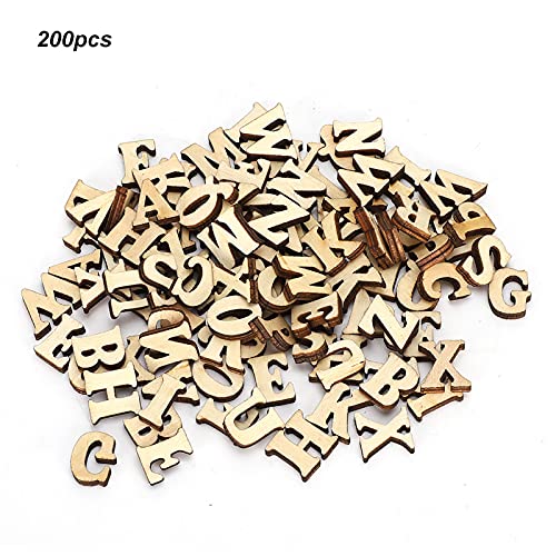 Holzbuchstaben, Hölzerne Alphabetbuchstaben 200pcs Blockbriefbildholz Bildungsspielzeughandwerksdekor Holzbuchstaben für 26 Englische Buchstaben Holzbuchstaben, Hölzerne Alphabetbuchstaben 200pcs Blockbriefbildholz Bildungsspielzeughandwerksdekor Holzbuchstaben für 26 Englische Buchstaben von TARSHYRY