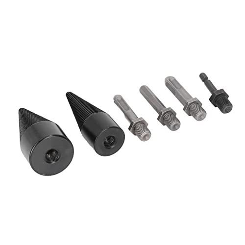 Holzsplitter -Bohrer, Brennholz -Splitter Holzsplitter Bohrmaschine Bit Heavy Duty Spliting Kegel Bohrer Bit Logling Splitter mit 4 Griffen Zum Camping Holzsplitter -Bohrer, Brennholz -Splitter Holzsplitter Bohrmaschine Bit Heavy Duty Spliting Kegel Bohrer Bit Logling Splitter mit 4 Griffen Zum Camping von TARSHYRY