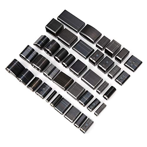 Leder -Loch -Loch Punch Werkzeug, Leder Punch Werkzeug 39pcs Hohllochschneider Set Ledergürtel Bohrwerkzeug Ovales Runde Quadratische Lederloch Punsch Lösch Punsch für Lederfahrzeuge Leder -Loch -Loch Punch Werkzeug, Leder Punch Werkzeug 39pcs Hohllochschneider Set Ledergürtel Bohrwerkzeug Ovales Runde Quadratische Lederloch Punsch Lösch Punsch für Lederfahrzeuge von TARSHYRY