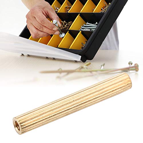 Messing Round Standoff, 100 Pcs Doppelpass Messing Kupfer -Standoff -Abstandshalter Stattes Spacer M2 Stollen Fadenrunde Säulen (M2*23 (100pcs)) von TARSHYRY