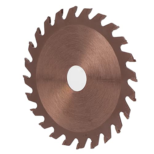 Metallschneidendreiche Kreissäge, Metallschnittsäge Zementiertes Carbidbronze -Metall -Schneid -Holzbearbeitungswerkzeug 24 Zahn 36 Zahn Kreissäge für Holz, Kunststoff, PCV, Acryl (85 * 15 * 24T) von TARSHYRY