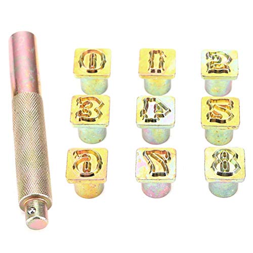 Metallstempelstempel Set Nummer 0~8 Würfelwerkzeug Presset Kit für Lederplastik Metallstempelstempel Set Nummer 0~8 Würfelwerkzeug Presset Kit für Lederplastik von TARSHYRY