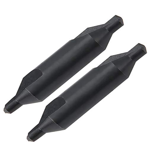 Mittelbohrbit Set, Bohrbit Set für Metall 2pcs 6 Mm Zentrierbohrerbits Hochgeschwindigkeitsstahl -Drehwerkzeuge für Fräsenmaschinen Positionierungswerkzeuge Mittelbohrbit Set, Bohrbit Set für Metall 2pcs 6 Mm Zentrierbohrerbits Hochgeschwindigkeitsstahl -Drehwerkzeuge für Fräsenmaschinen Positionierungswerkzeuge von TARSHYRY