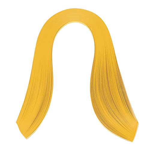 Quilling Paper, Quilling Supplies Strips Set 600 Streifen Paper Handwerk Dekoration Papierstreifen 3mm Breite Origami -Papier für Kunsthandhandwerk (Kurkuma) von TARSHYRY