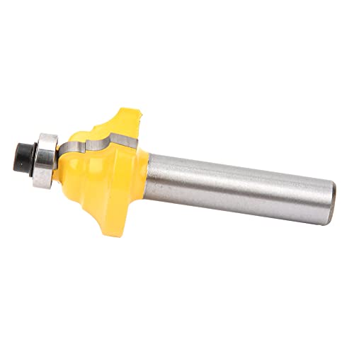 Roundover Router Bit, 8mm Shank Double Roman Ogee Router Bit Roundover Accessoires Holzbearbeitungsschneider (8*25.4MM) von TARSHYRY