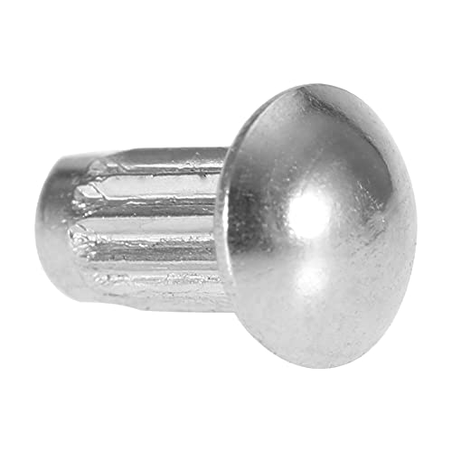 Solid -Niet -Werkzeug, Aluminiumnieten Sortiment Kit 100pcs M2.5 Edelstahl Rundkopf Rundkopf Nieten Festlichkeitsnieten Sortiment Set Set (M2.5 * 5) von TARSHYRY