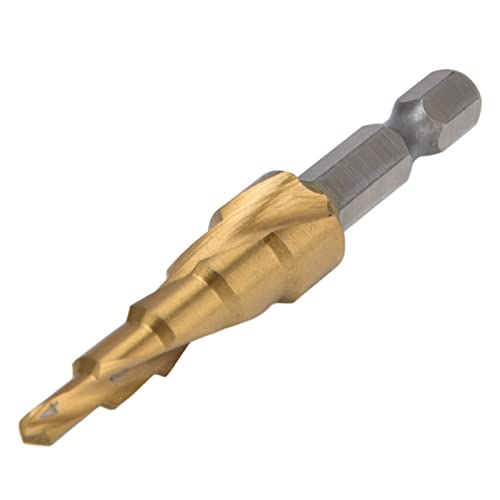 Stiefmaschinenbohrer, Bohrer Bit Schritt 4‑12mm Sechskant Shank Stufe Drill Reamer Drill Bit Hochgeschwindigkeit Stahl Titan Plattiert Spiralflöte Pagode Stiefmaschinenbohrer, Bohrer Bit Schritt 4‑12mm Sechskant Shank Stufe Drill Reamer Drill Bit Hochgeschwindigkeit Stahl Titan Plattiert Spiralflöte Pagode von TARSHYRY