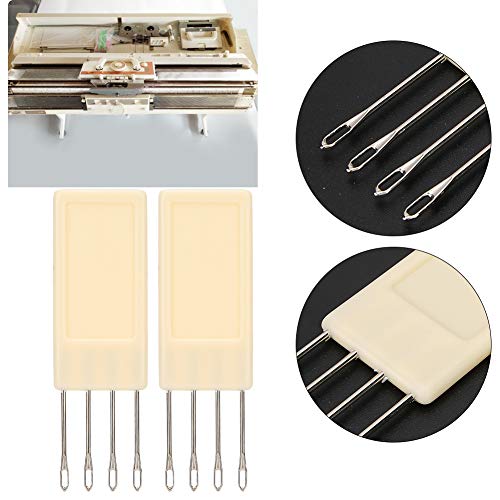 Strickmaschinenadapter, Strickmaschine Übertragung Kamm 2PCS Strickmaschine Übertragung Kamm 4 Nadeln Strickmaschine Kamm für Bruder KH260 KH230 KH270 SK151 SK155 Strickmaschinenadapter, Strickmaschine Übertragung Kamm 2PCS Strickmaschine Übertragung Kamm 4 Nadeln Strickmaschine Kamm für Bruder KH260 KH230 KH270 SK151 SK155 von TARSHYRY