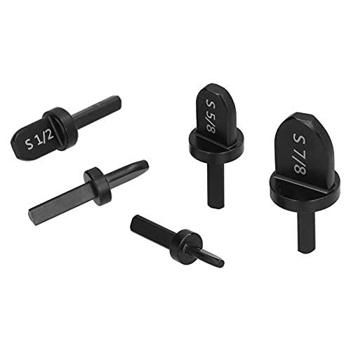 Swaging -Werkzeug HLK, Kupferflackwerkzeug 6PCS -Rohr Swaging Werkzeugbohrmaschine Bit Set Rohr Expander Bohrer Expander Werkzeug Kupferrohr Bit für die Klimaanlage Reparatur (Dreieckiger Griff) von TARSHYRY