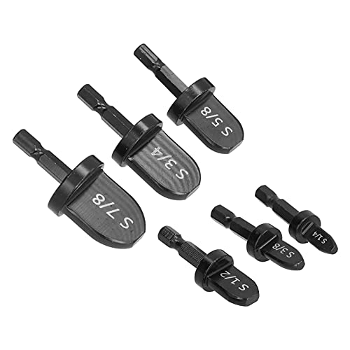 Swaging -Werkzeug HLK, Kupferflackwerkzeug 6PCS -Rohr Swaging Werkzeugbohrmaschine Bit Set Rohr Expander Bohrer Expander Werkzeug Kupferrohr Bit für die Klimaanlage Reparatur (Sechskantgriff) von TARSHYRY