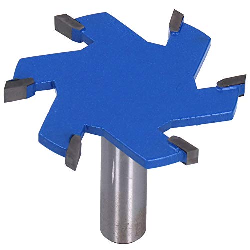 T Slot Router Bit, Holzbearbeitungsschlitzrouter 6flute Router Bit Tslot Holzbearbeitung Schlitzmühlen Cutter 6flute Tslot Legierung Kohlenstoffstahl Ausgedehnt (12 mm Griff) von TARSHYRY