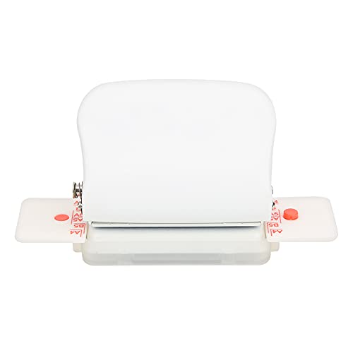 TARSHYRY Hole Puncher, Loch Puncher Manual 26 Loch mit Abschlussspuren für Handbücher (WHITE) von TARSHYRY