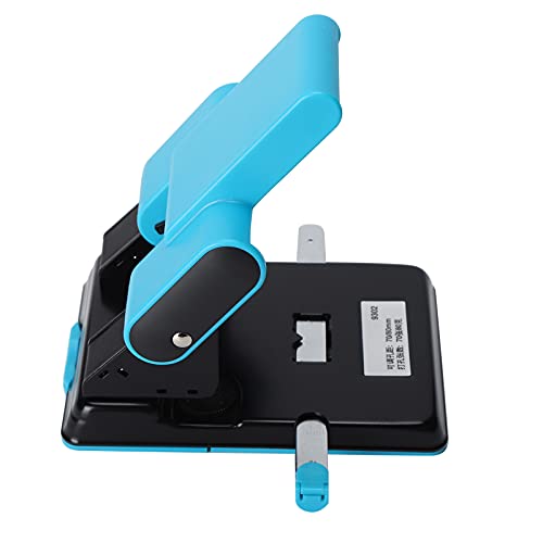 TARSHYRY Hole Puncher, Papierloch Puncher Einstellbare 70 Blechpapier -Papierwerkzeug mit Geringer Anstrengung Komfortgriff und Leitfaden 2 Lochpunsch für Home Office School -Vorräte von TARSHYRY