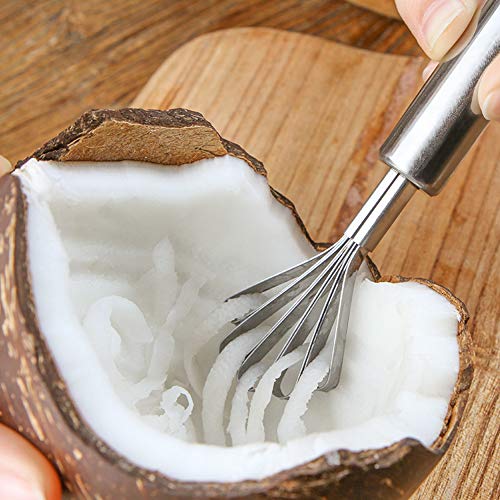 TARSHYRY Kokosnusskratzer, Haushalt mit Edelstahlmaterialien Kokosnuss -Reifen -Kokosnussöffnungswerkzeug für Professionelle Küchenware TARSHYRY Kokosnusskratzer, Haushalt mit Edelstahlmaterialien Kokosnuss -Reifen -Kokosnussöffnungswerkzeug für Professionelle Küchenware von TARSHYRY