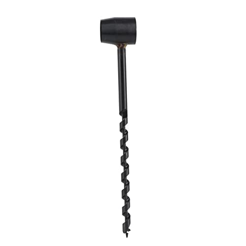 TARSHYRY Schneckenbohrer, Schwarze Härte Leichte Gartenschnecke Bohrmaschine Zum Pflanzen von Gartenschnee Manual Auger Drill für Wildnis Holzbearbeitung (10-230 mm) von TARSHYRY