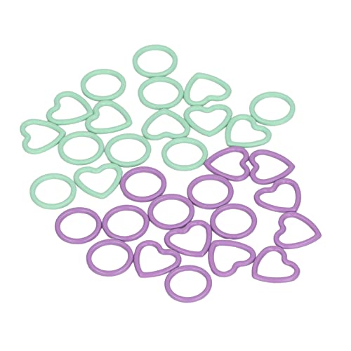 TARSHYRY Stichmarkierungen, Stichmarkierungen Zum Stricken von 32 Pcs Grün Lila Runden Herz -Herz -Strick Glatte Geruchslose Häkelstich Marker Set Praktischer Stichmarker für TARSHYRY Stichmarkierungen, Stichmarkierungen Zum Stricken von 32 Pcs Grün Lila Runden Herz -Herz -Strick Glatte Geruchslose Häkelstich Marker Set Praktischer Stichmarker für von TARSHYRY