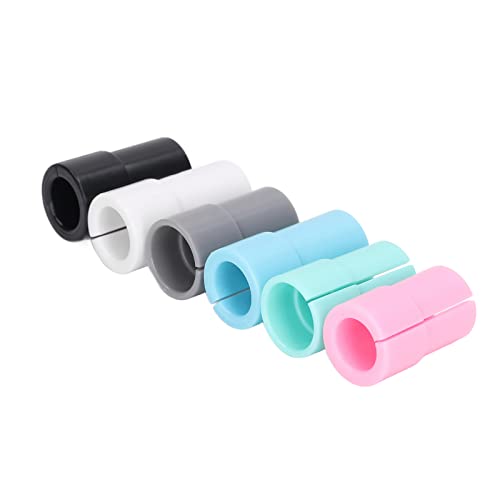 TARSHYRY Stiftadapter Set Erforschen Sie den Luft 2-Hersteller, Genaue Höhe von Qualitätsabs-Material, Farbcodiert, [Handwerker] (6 (1 schwarz, weiß, grau, rosa, grüner Orchidee) von TARSHYRY