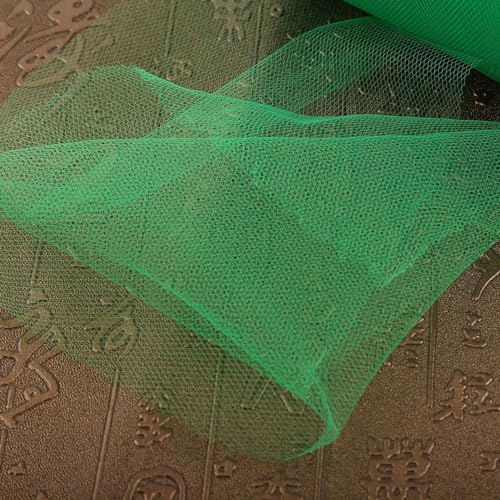 TARSHYRY Tulle Fabric, Mesh Fabric 100yards 15 Cm DIY Hochzeit Dekoration Tüll Roll Spool Bekleidung Strickstoff Tüll Band für DIY Tutu Rock Geschenkverpackung Hochzeit (GREEN) von TARSHYRY