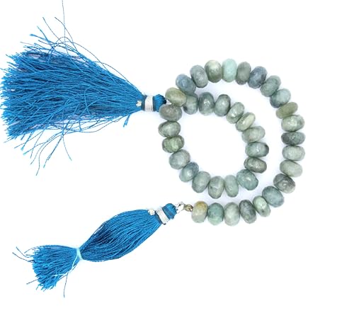 Natürliche 48 Stück facettierte Aquamarin-Rondelle-Edelsteinperlen – 8 mm, hochwertiges Schmuckherstellungszubehör Natürliche 48 Stück facettierte Aquamarin-Rondelle-Edelsteinperlen – 8 mm, hochwertiges Schmuckherstellungszubehör von TAYYIB GEMS