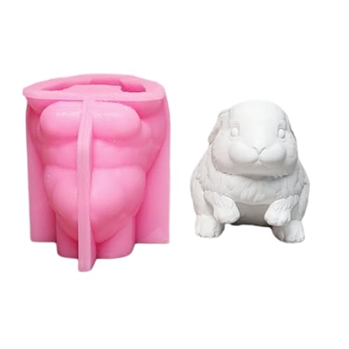 3D-Silikonform mit Kaninchen, Epoxidharz, Gießformen 3D-Silikonform mit Kaninchen, Epoxidharz, Gießformen von TAZIZI