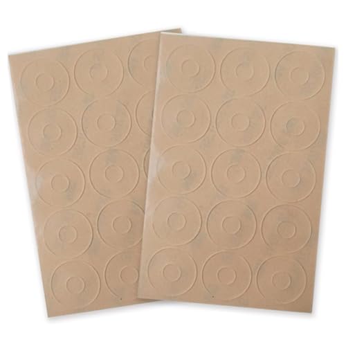 60 x Lineal-Griffe, rutschfeste Griffe, einfach zu bedienen, transparenter Klebstoff, echter Griff für Quilten, Lineale, Quilt-Vorlagen von TAZIZI