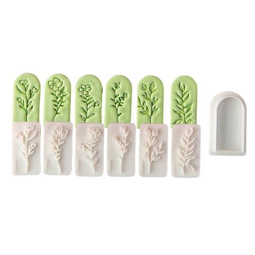 7 Stück Blumen- und Pflanzenformen für die Schmuckherstellung, weicher Ton, Ohrringe, Epoxidharz, Gießformen 7 Stück Blumen- und Pflanzenformen für die Schmuckherstellung, weicher Ton, Ohrringe, Epoxidharz, Gießformen von TAZIZI